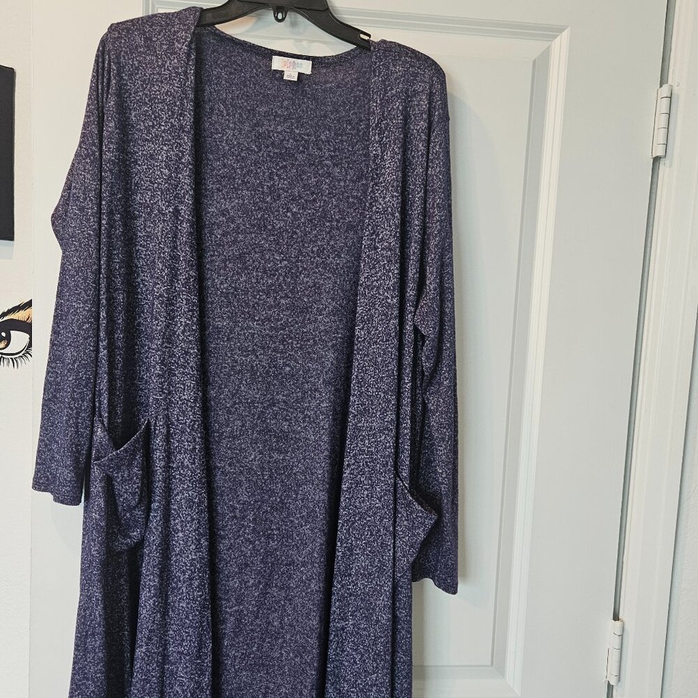 LuLaRoe simply comfortable Women's navy Cardigan Size Large